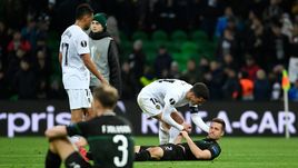 14 марта. Краснодар. "Краснодар" - "Валенсия" - 1:1. "Быки" упустили победу и не смогли выйти в четвертьфинал Лиги Европы.