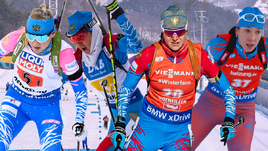 И Евгения Павлова, и Лариса Куклина, и Ирина Старых, и Ульяна Кайшева (слева направо), и другие биатлонистки сборной России столкнулись в этом сезоне с проблемами со здоровьем.