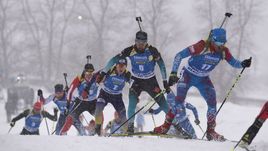 17 марта. Эстерсунд. Евгений Гараничев (справа) упустил золото на последнем огневном рубеже.