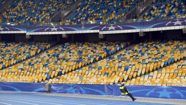 Ранее Киев уже наказывали матчами без зрителей за проявления расизма. Фото AFP Ранее Киев уже наказывали матчами без зрителей за проявления расизма. Фото AFP