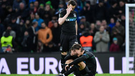 14 марта. Краснодар. "Краснодар" – "Валенсия" – 1:1. Игроки российского клуба после матча.