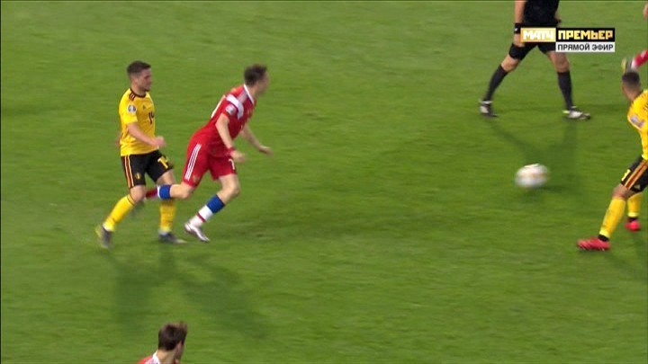 90-я минута матча Бельгия - Россия. 90-я минута матча Бельгия - Россия.