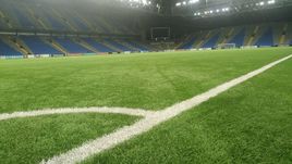 Поле стадиона "Астана Арена".