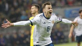 24 марта. Нур-Султан. Казахстан – Россия – 0:4. Денис Черышев.