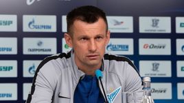 29 марта. Санкт-Петербург. Сергей Семак на пресс-конференции перед матчем с "Оренбургом".