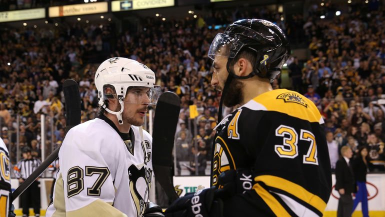 Сидни Кросби и Патрис Бержерон. Фото AFP Сидни Кросби и Патрис Бержерон. Фото AFP
