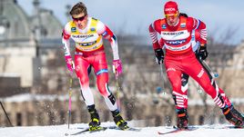 Йоханнес Клебо и Александр Большунов.