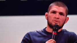 2 апреля. Москва. Хабиб Нурмагомедов.