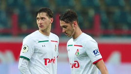 Лидеры "Локомотива" полузащитники Алексей (слева) и Антон Миранчуки.