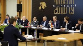 Заседание общего собрания членов ЧГОО ХК "Трактор".