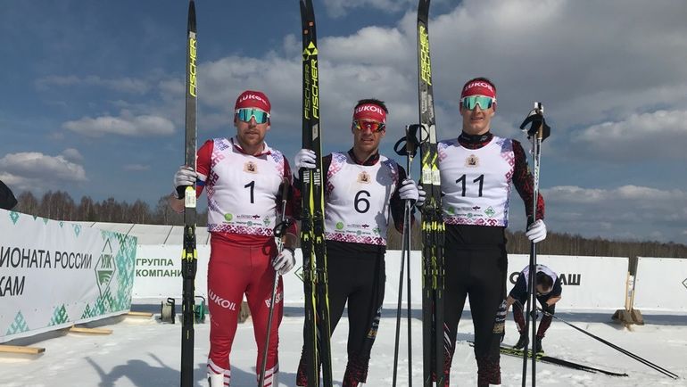 Чемпион России в марафоне Максим Вылегжанин в (в центре), Илья Семиков (слева) и Сергей Ардашев. Фото flgr.ru Чемпион России в марафоне Максим Вылегжанин в (в центре), Илья Семиков (слева) и Сергей Ардашев. Фото flgr.ru