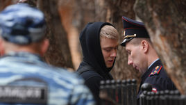 10 апреля. Москва. Кирилл Кокорин перед заседанием в Пресненском суде.