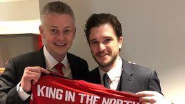 Уле Гуннар Сульшер и Кит Харрингтон.