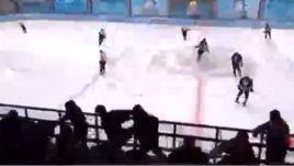 Зрители подрались на трибунах во время матча любительской команды Малкина