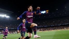 16 апреля. Барселона. "Барселона" - "Манчестер Юнайтед" - 3:0. 16-я минута. Лионель Месси открыл счет в матче.