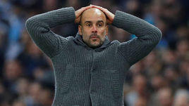 17 апреля. Манчестер. "Манчестер Сити" – "Тоттенхэм" – 4:3. Хосеп Гвардьола после отмененного гола Рахима Стерлинга в концовке встречи.