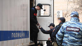 18 апреля. Москва. Кирилл Кокорин доставлен на слушания в Пресненском суде.