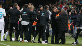 Во втором тайме матча "Краснодар" - "Зенит" страсти накалились.