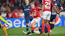 21 апреля. Москва. "Спартак" – "Енисей" – 2:0. 45+1-я минута. Гол Николая Рассказова.