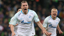 20 апреля. Краснодар. "Краснодар" - "Зенит" - 2:3. 90+5-я минута. Эмоции Артема Дзюбы после победного гола.