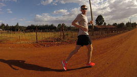 Чемпион России по марафону Степан Киселев в Кении.