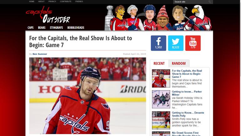 Capitals Outsider. Capitals Outsider.