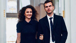 Игорь Акинфеев с супругой Екатериной.