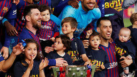 27 апреля. Барселона. "Барселона" - "Леванте" - 1:0. Лионель Месси (слева).