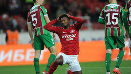 29 апреля. Москва. "Спартак" - "Рубин" - 1:1. Зе Луиш после упущенного момента.