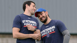 Павел Дацюк (слева) и Вячеслав Войнов: до встречи в "Авто"?