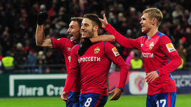 Игроки ЦСКА: 21-летний Федор Чалов, 21-летний Никола Влашич и 19-летний Арнор Сигурдссон.