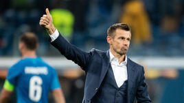 Главный тренер "Зенита" Сергей Семак.