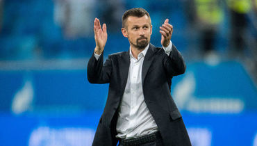 Главный тренер "Зенита" Сергей Семак.