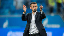 Главный тренер "Зенита" Сергей Семак.