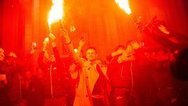 4 мая. Санкт-Петербург. Празднование чемпионства "Зенита" в аэропорту.