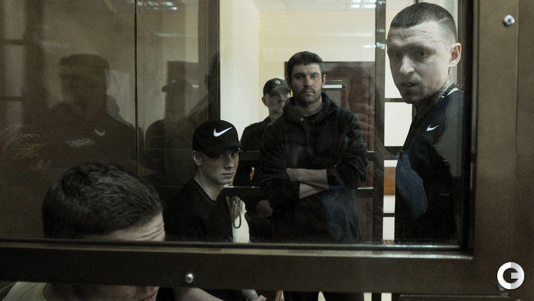 6 мая. Москва. Александр Кокорин, Кирилл Кокорин, Александр Протасовицкий и Павел Мамаев.