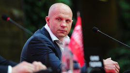 19 апреля 2016 года. Москва. Федор Емельяненко перед боем с Фабио Мальдонадо.