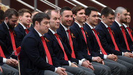 8 мая. Новогорск. Сборная России назвала состав из 27 хоккеистов и отправилась на ЧМ-2019.