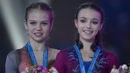 Александра Трусова и Анна Щербакова.