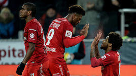 Спартаковские легионеры Фернанду, Зе Луиш и Луиз Адриану.