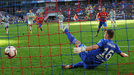 18 мая. Москва. ЦСКА - "Ахмат" - 1:0. Единственный гол в матче забил Федор Чалов.