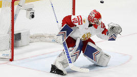 19 мая. Братислава. Швейцария - Россия - 0:3. Александр Георгиев не пропустил ни одной шайбы за два матча.