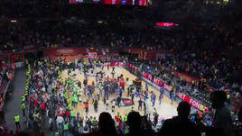 Безумная радость ЦСКА после победы в Евролиге. Видео