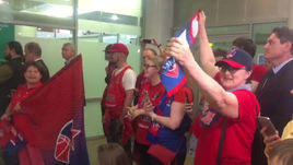 ЦСКА вернулся с победой! Болельщики встретили победителей Евролиги