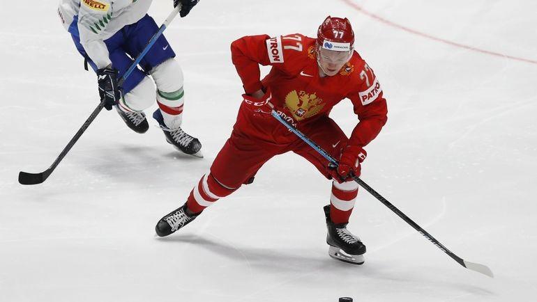 15 мая. Братислава. Россия - Италия - 10:0. Кирилл Капризов. Фото REUTERS 15 мая. Братислава. Россия - Италия - 10:0. Кирилл Капризов. Фото REUTERS