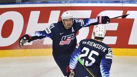 Хоккеист сборной США Дилан Ларкин.