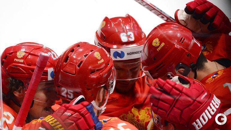 23 мая. Братислава. Россия - США - 4:3. Радость хоккеистов сборной России.