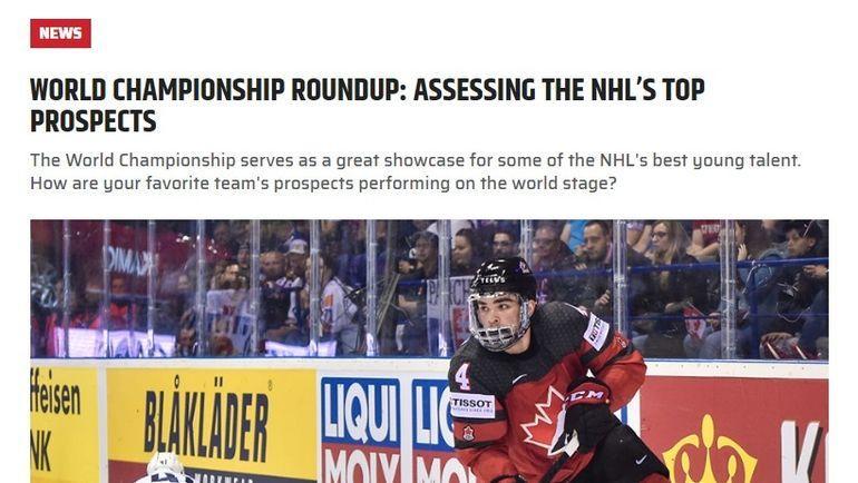 Страница сайта The Hockey News после четвертьфинала чемпионата мира по хоккею между сборными России и США (4:3). Страница сайта The Hockey News после четвертьфинала чемпионата мира по хоккею между сборными России и США (4:3).