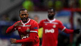 3 октября 2018 года. Москва. Стадион "Локомотив". Лига чемпионов. "Локомотив" - "Шальке 04" - 0:1. Мануэл Фернандеш.