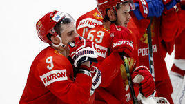 25 мая. Братислава. Россия - Финляндия - 0:1. Разочарование россиян после окончания матча.